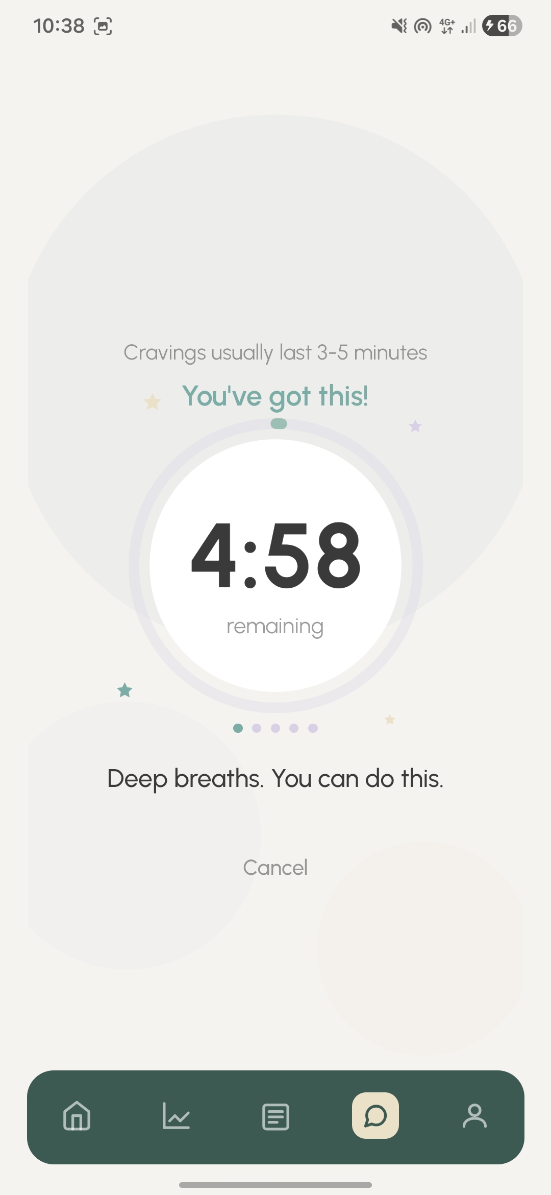 Breathe App Breathing Exercise Timer with guided animation